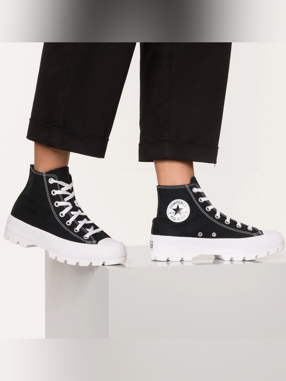 Womens Converse Chuck Taylor All Star Lugged Heel High-Top Sneakers